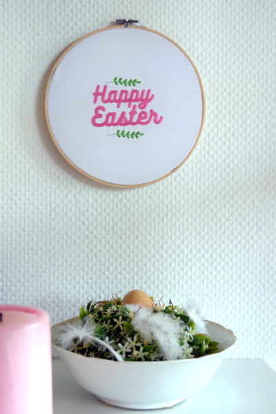 Stickdatei Frohe Ostern