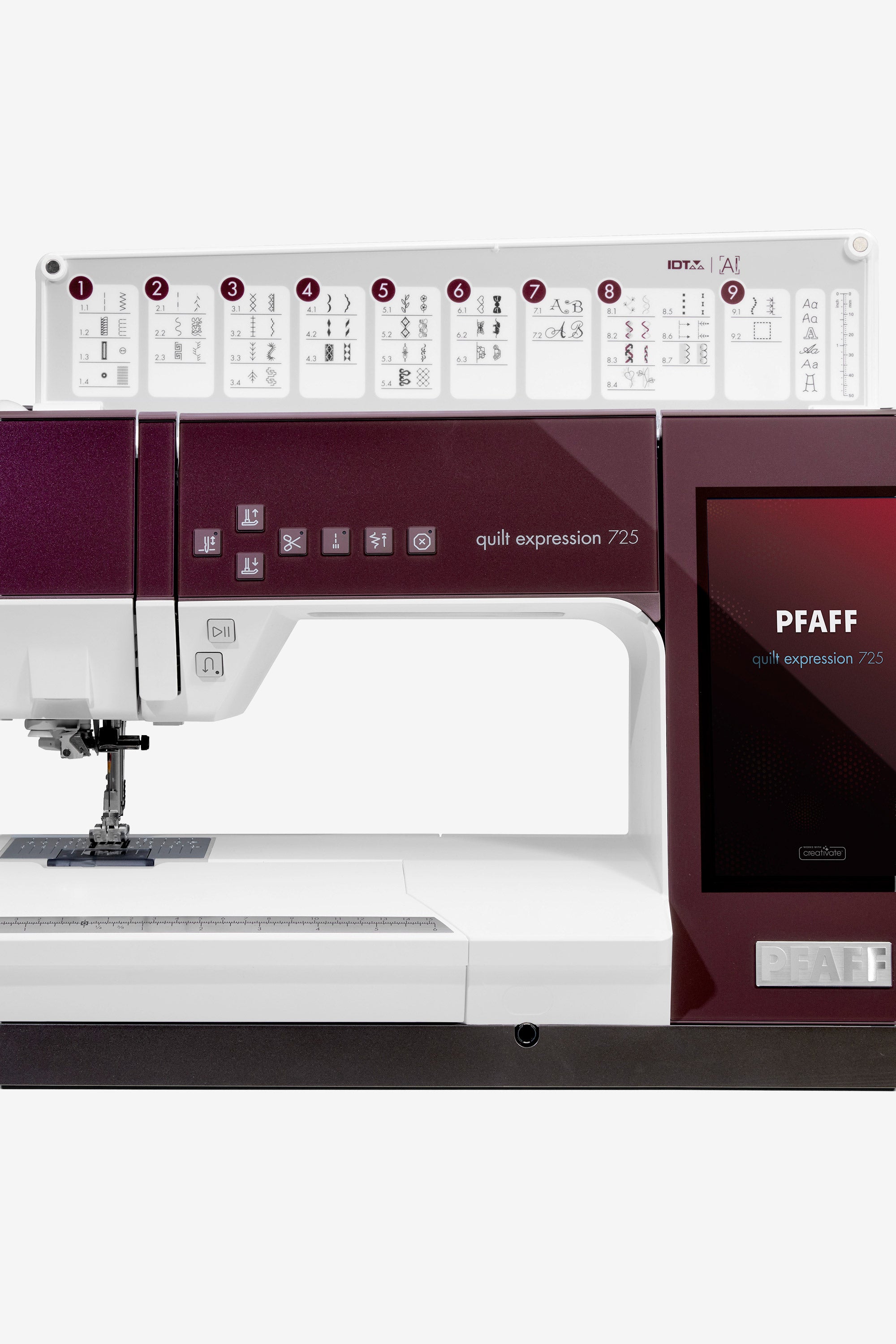 PFAFF creative 4.5 with large embroidery module 