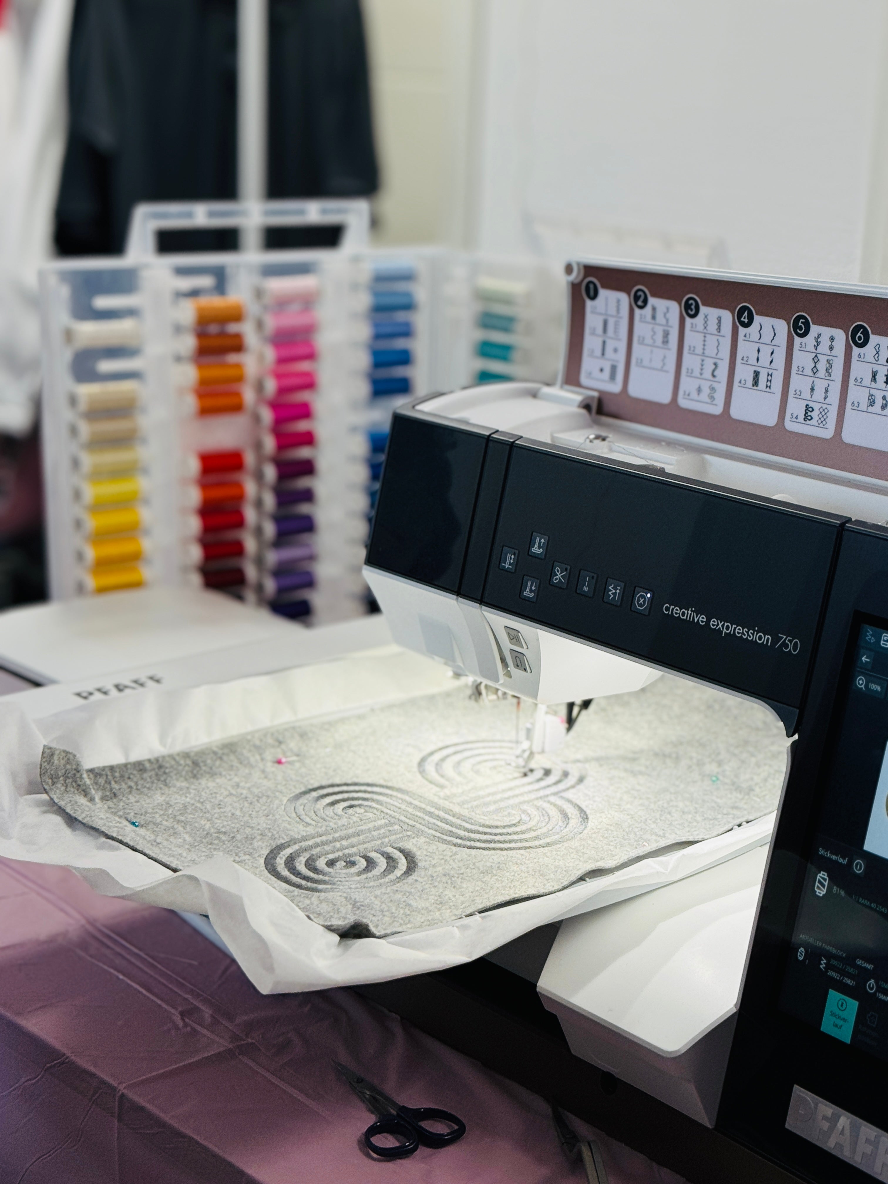 Die PFAFF creative expression 750 im Test / Erfahrung