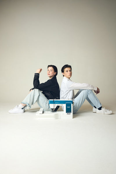 Die PFAFF creative expect 350 ist die optimale kombinierte Näh- & Stickmaschine für BeginnerInnen