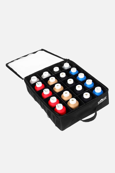 Transporttasche mit 20 Fächern (z.B. Overlockgarn)