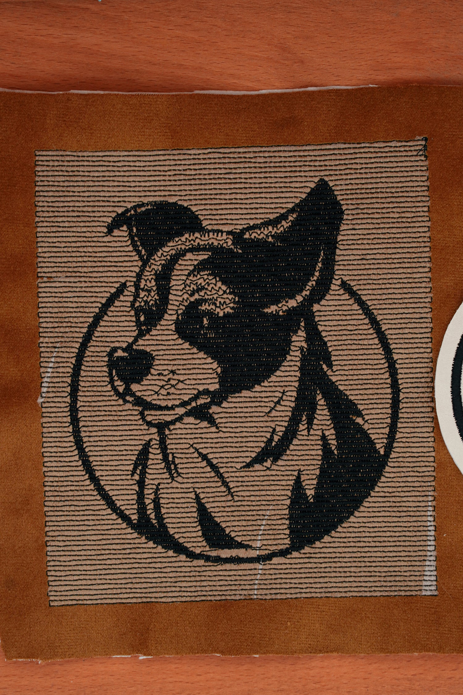 Maskuline Stickdatei Hund