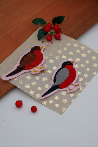 Stickdatei Rotkehlchen Vogel Lana