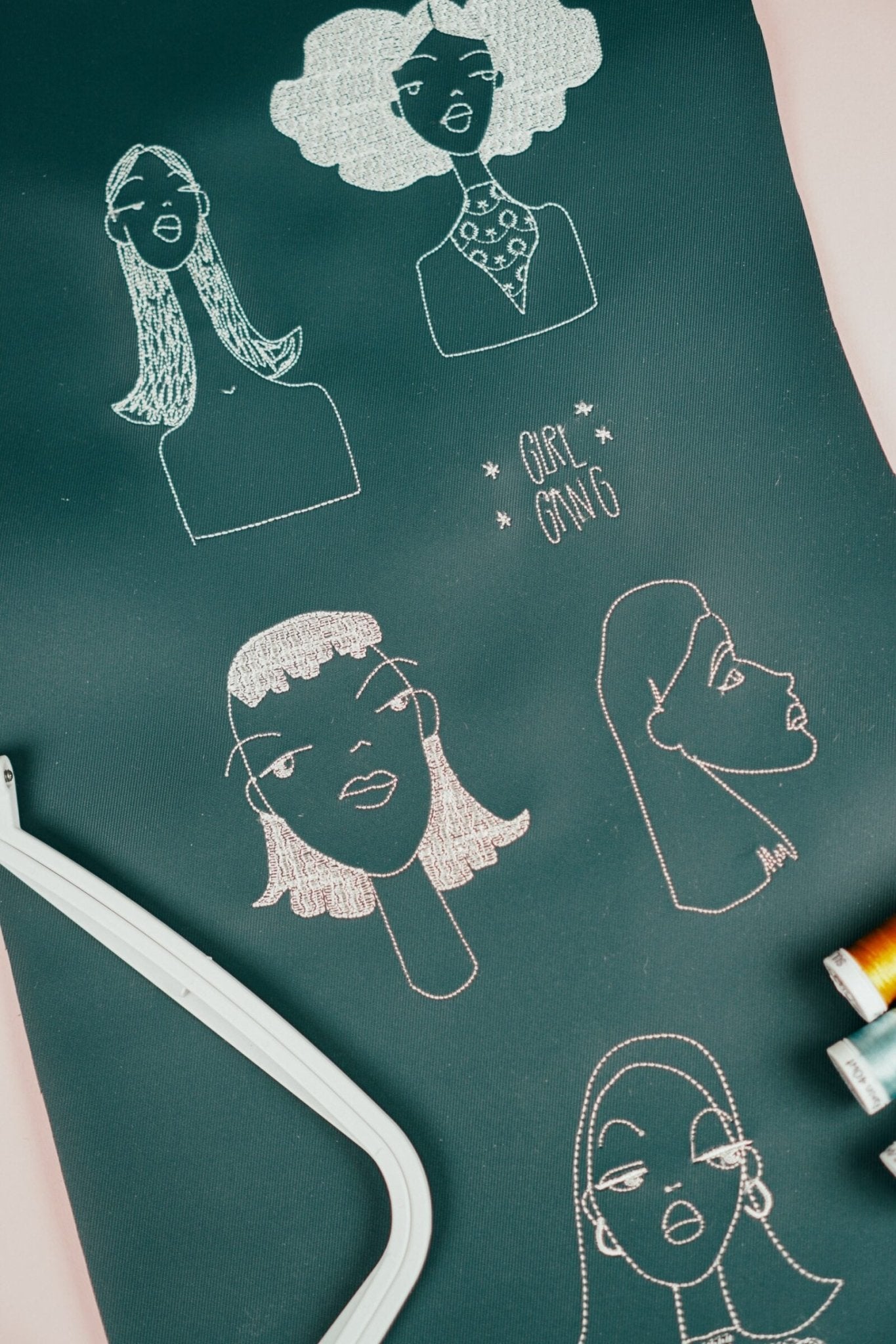 6 Stickdateien: Girl Gang (Scribble) - Make ma!