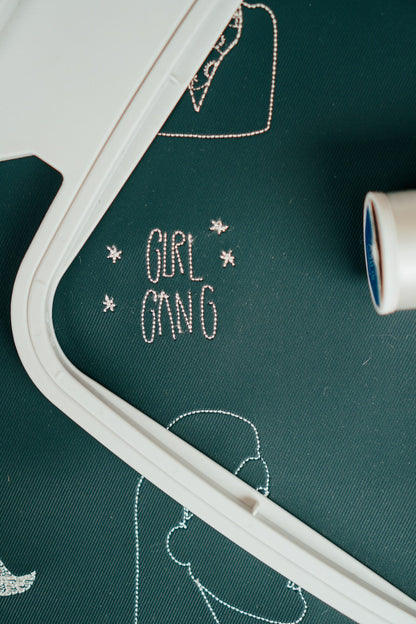 Stickdatei Slogan Girl Gang