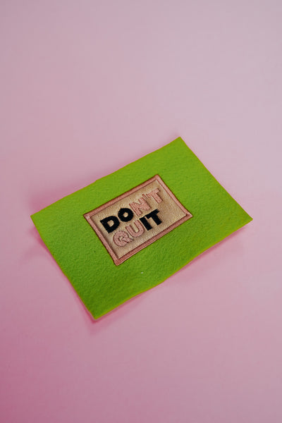 Stickdatei Motivationsspruch