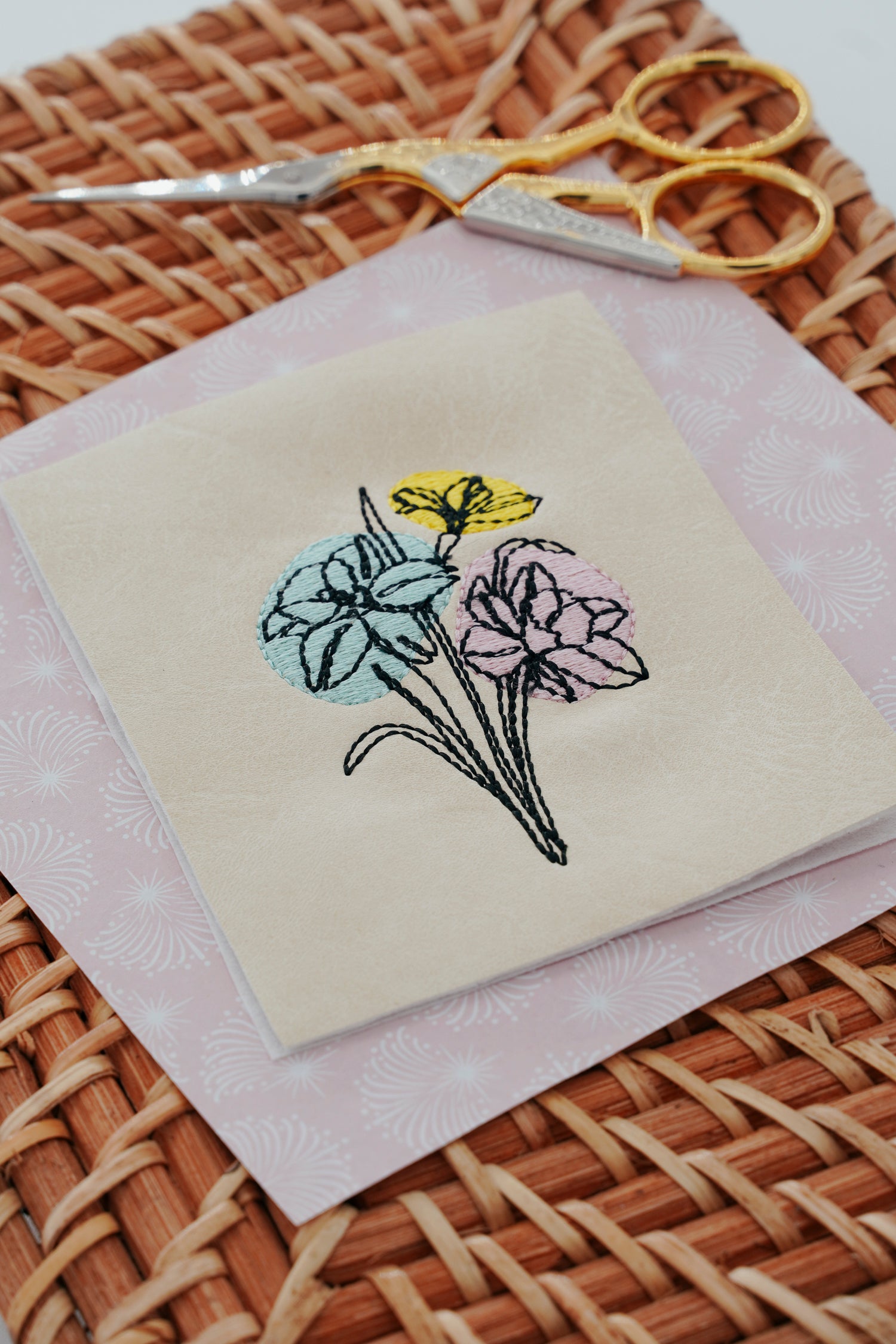 Stickdatei Ostern modern