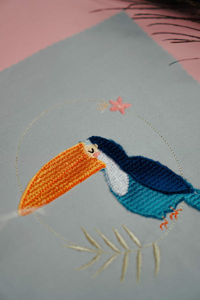 Toucan embroidery file