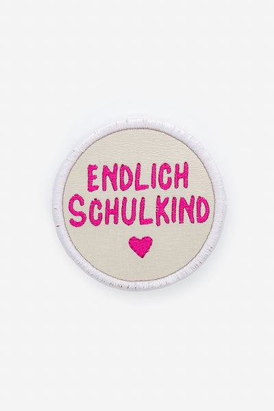 Patch Endlich Schulkind sticken