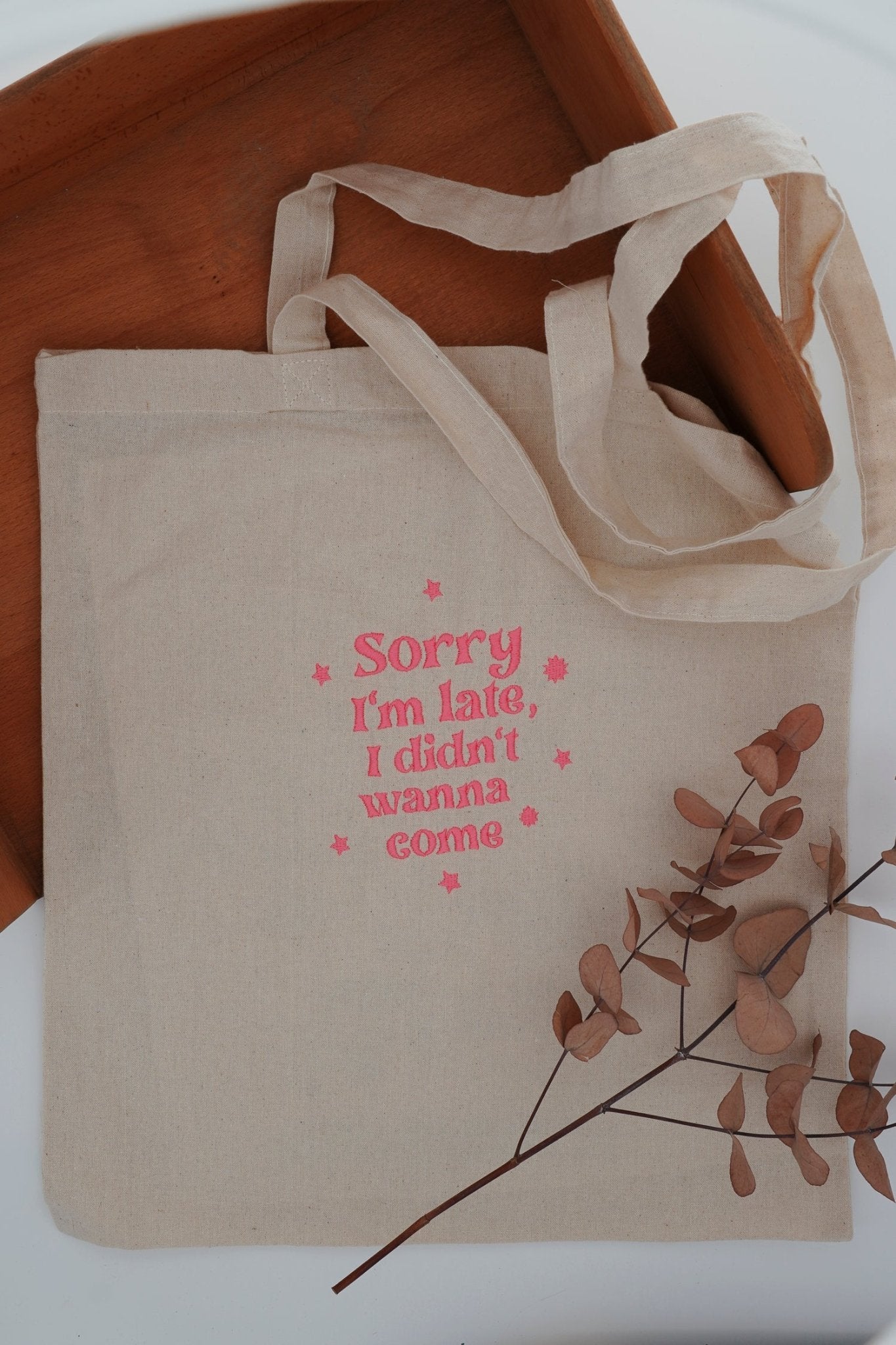 Stickdatei Sorry Im late - Make ma!