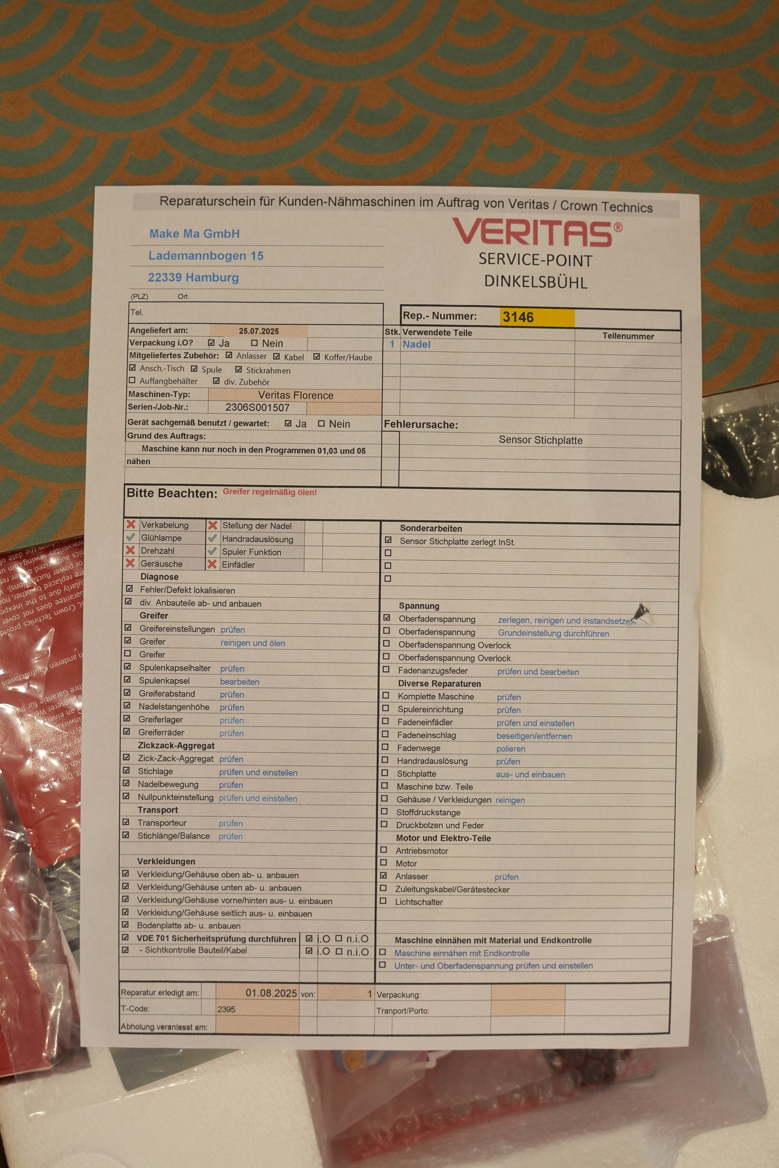 Veritas Florence gebraucht, generalüberholt