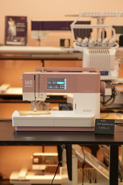 Pièce d'exposition de courtepointe PFAFF ambition 635