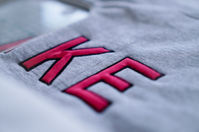 Stickdatei Buchstaben sticken als Applikation mit Satin-Outline