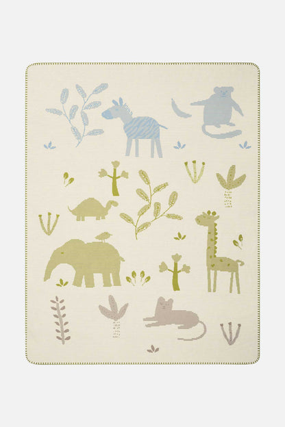 Baby blanket animals - 75x100cm