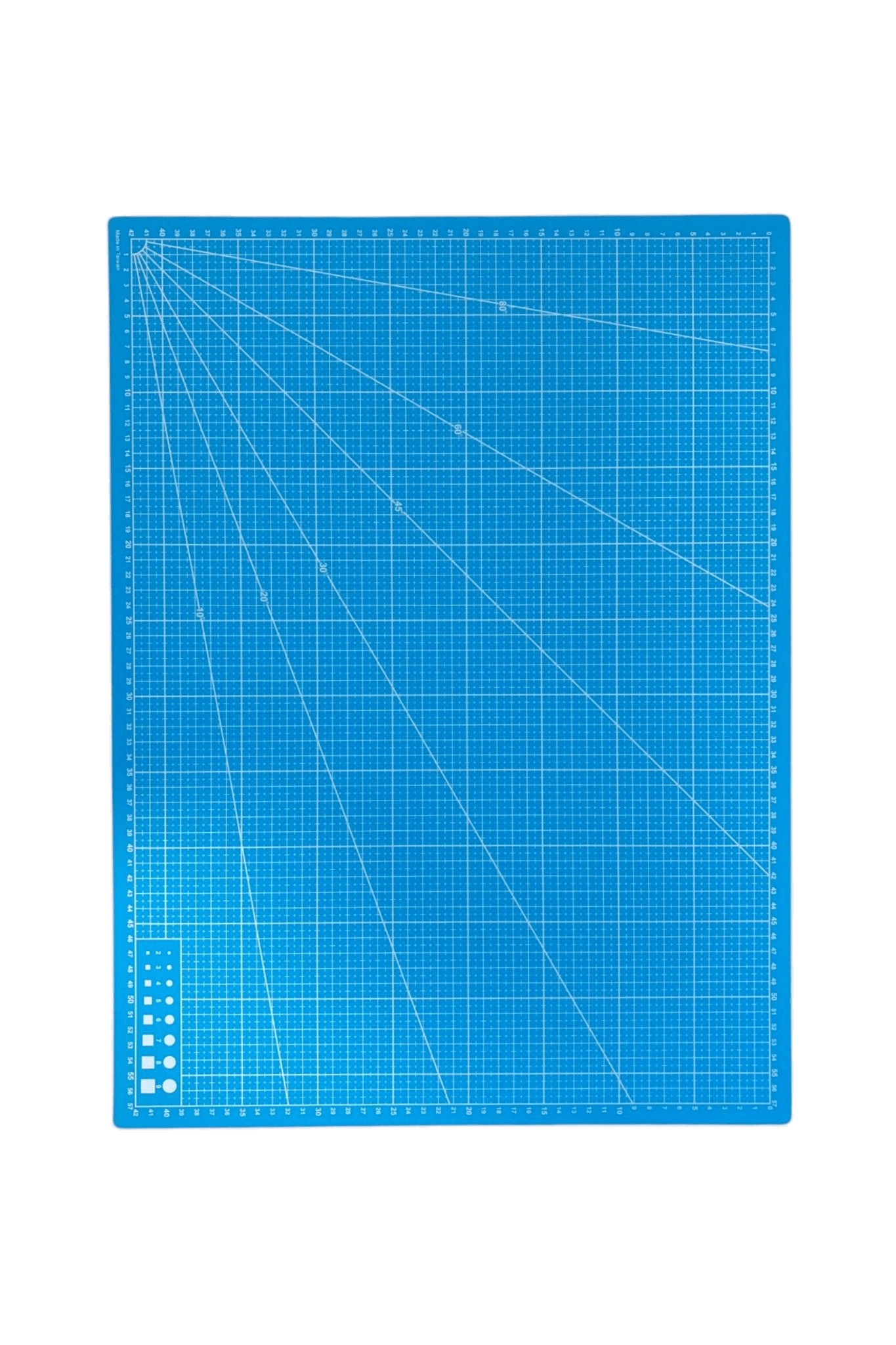BabySnap - Schneidematte 60x45cm (A2) in Blau in product view
