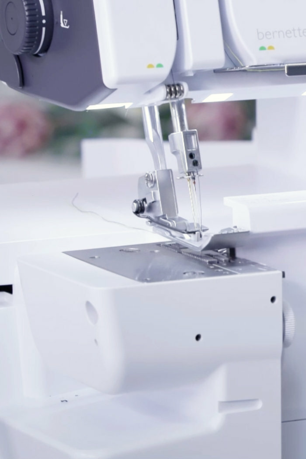 Freiarm an der bernette b64 AIRLOCK Overlock