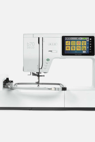 bernette b70 DECO Stickmaschine – großes Farb-Touch-Display