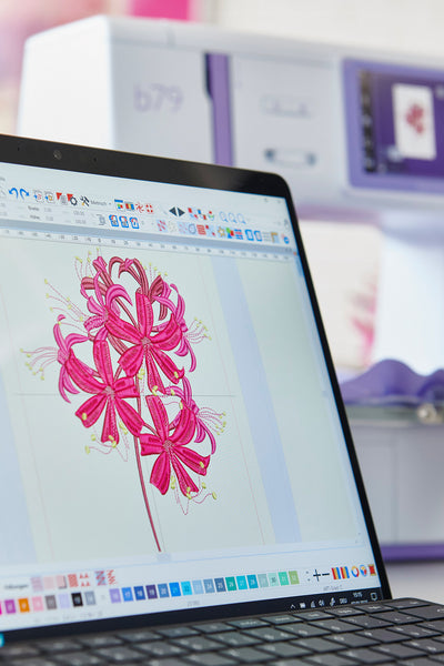 Die bernette B79 Yaya Han Edition mit der Sticksoftware BERNINA Create V9