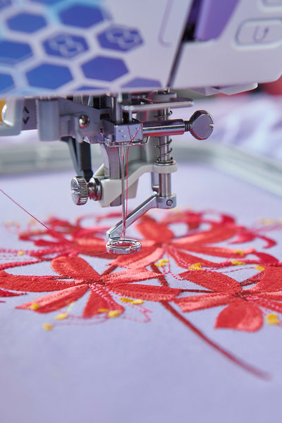 Die bernette B79 Yaya Han Edition – Stickfunktion der Stickmaschine