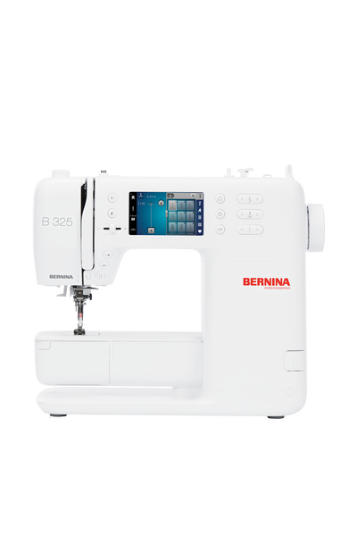 BERNINA 325 (2. Generation) Nähmaschine in gerader Frontansicht ohne Bodenschatten