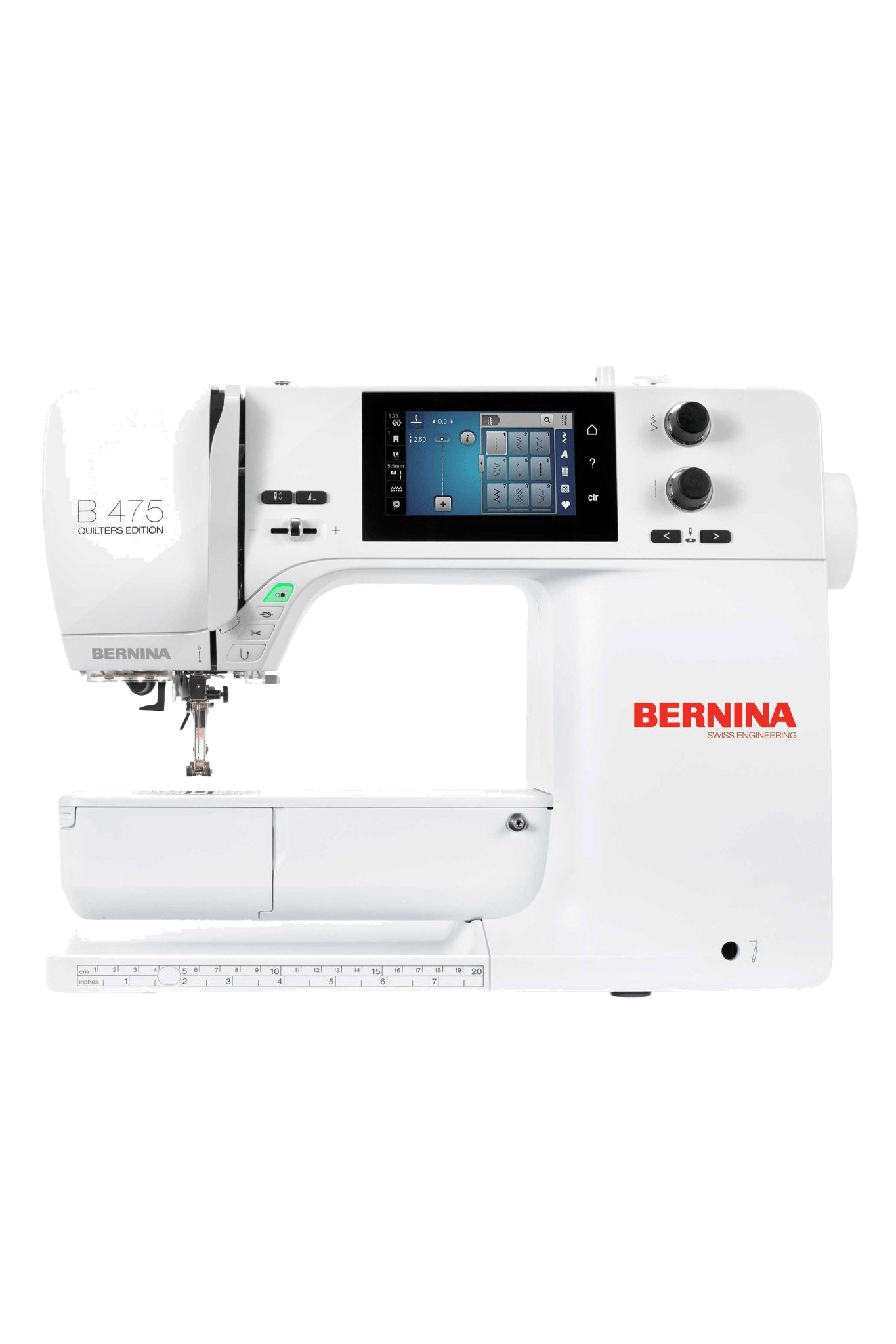 BERNINA 475 QE Nähmaschine in Produktansicht