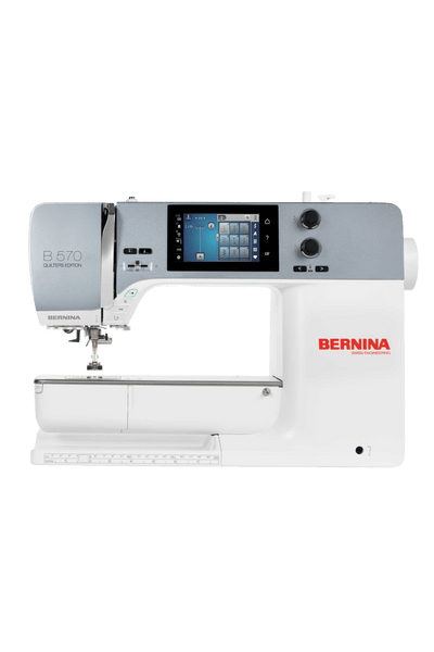 Machine à coudre et à broder BERNINA 570 QE vue de face