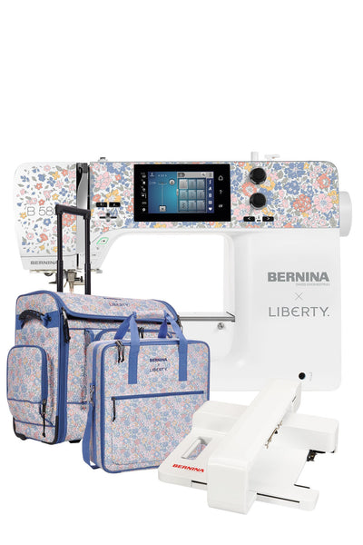 BERNINA 580 LIBERTY Edition inkl. Stickmodul M (SDT) und Kofferset
