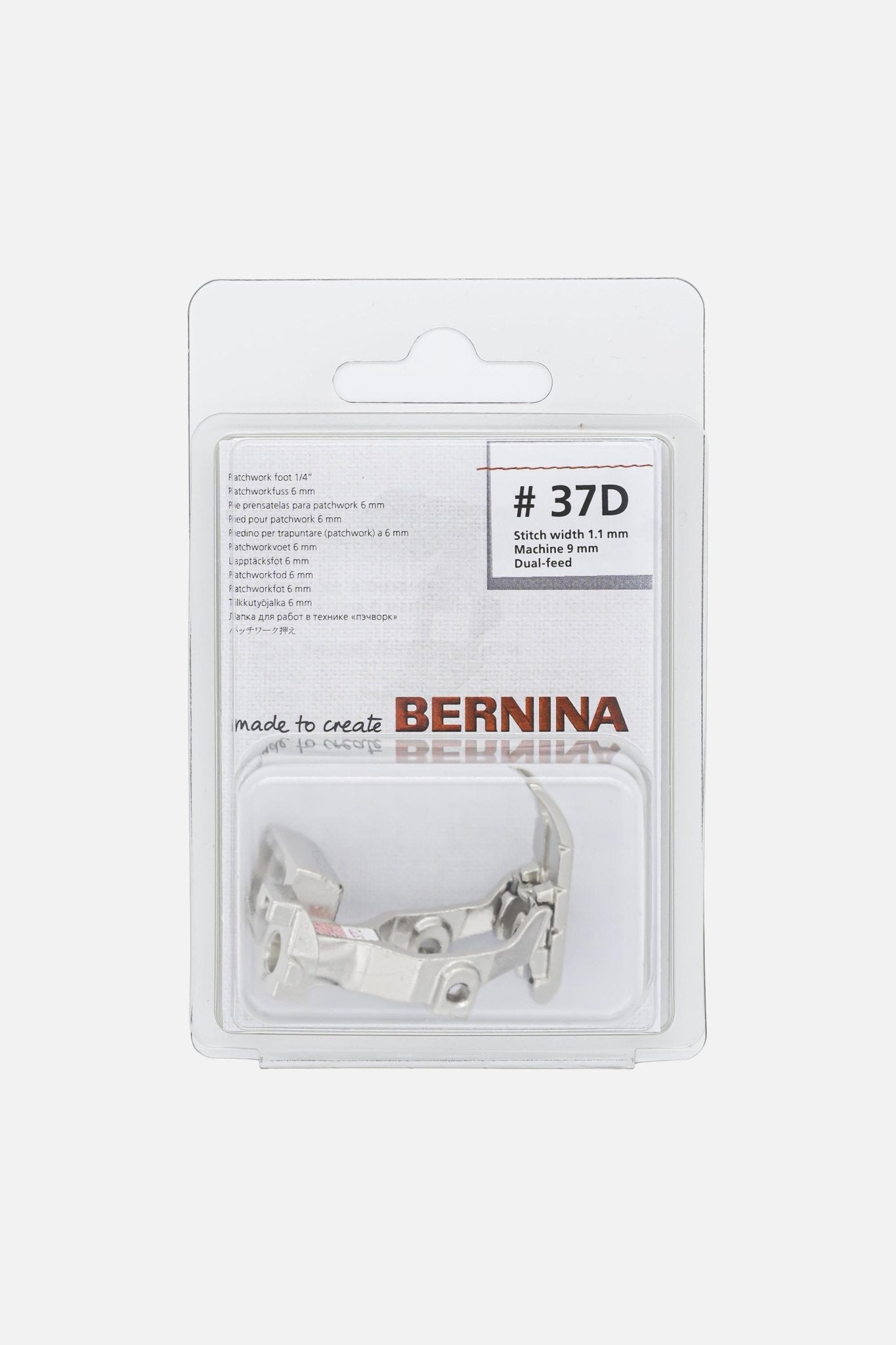 Bernina Patchworkfuß 37D - Make ma!