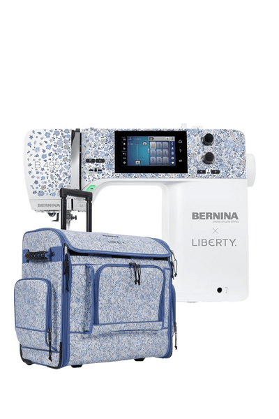 Machine à coudre BERNINA B 495 LIBERTY Edition avec sac de transport fleuri