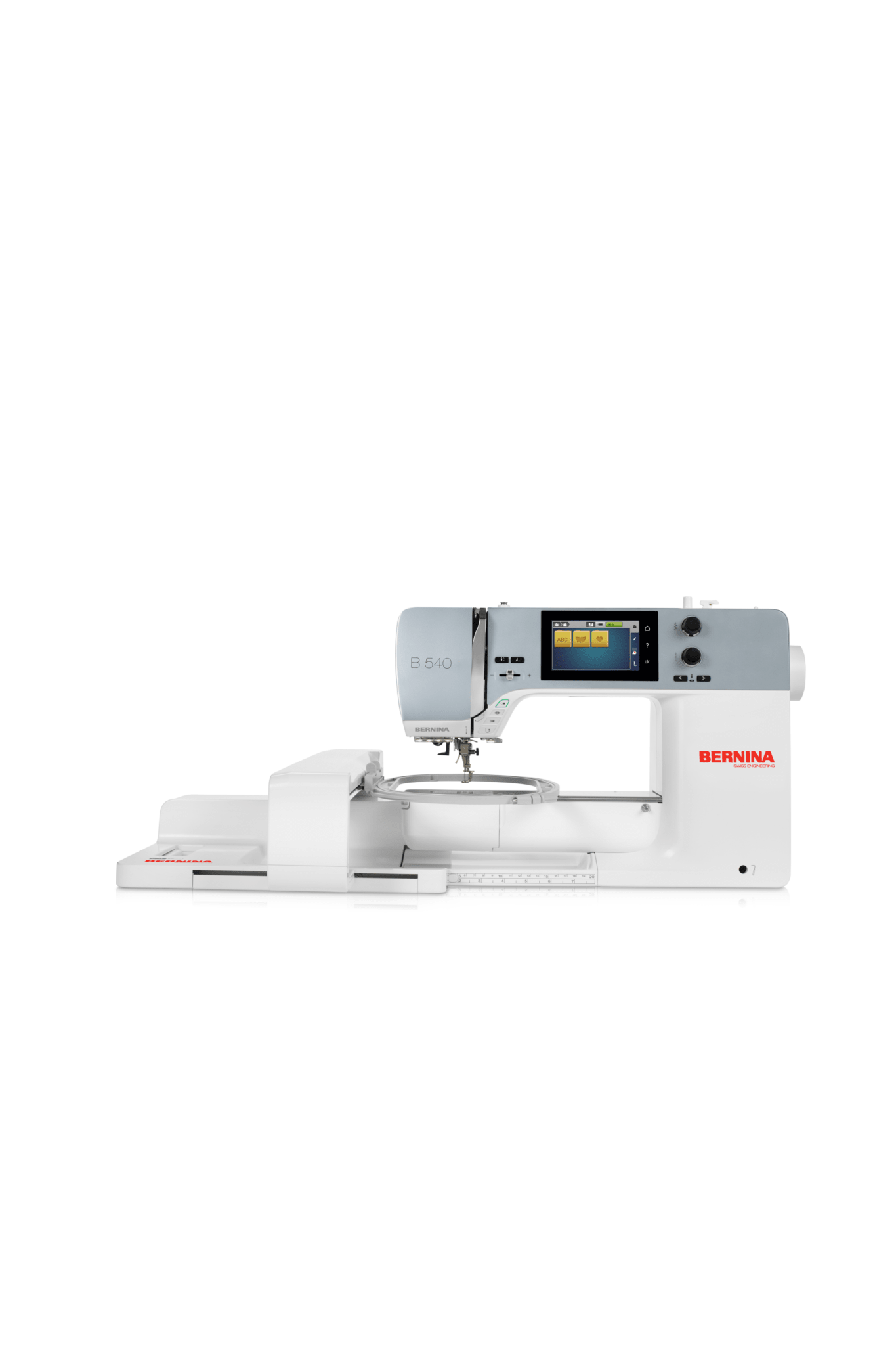BERNINA B 540 mit Stickmodul M (SDT) in gerader Frontansicht