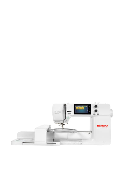 BERNINA 500 embroidery machine in a straight-on view without a ground shadow