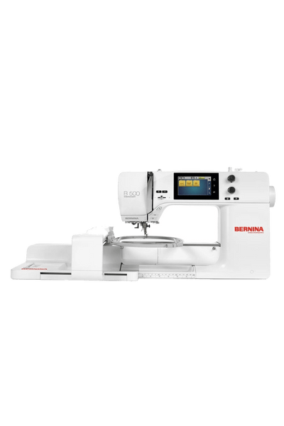 BERNINA B500 Stickmaschine mit SDT-Stickmodul M inkl. Videokurs, machine à coudre et à broder en vue produit