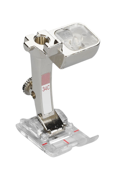 BERNINA Rücktransportfuß mit transparenter Sohle 34C - Make ma!