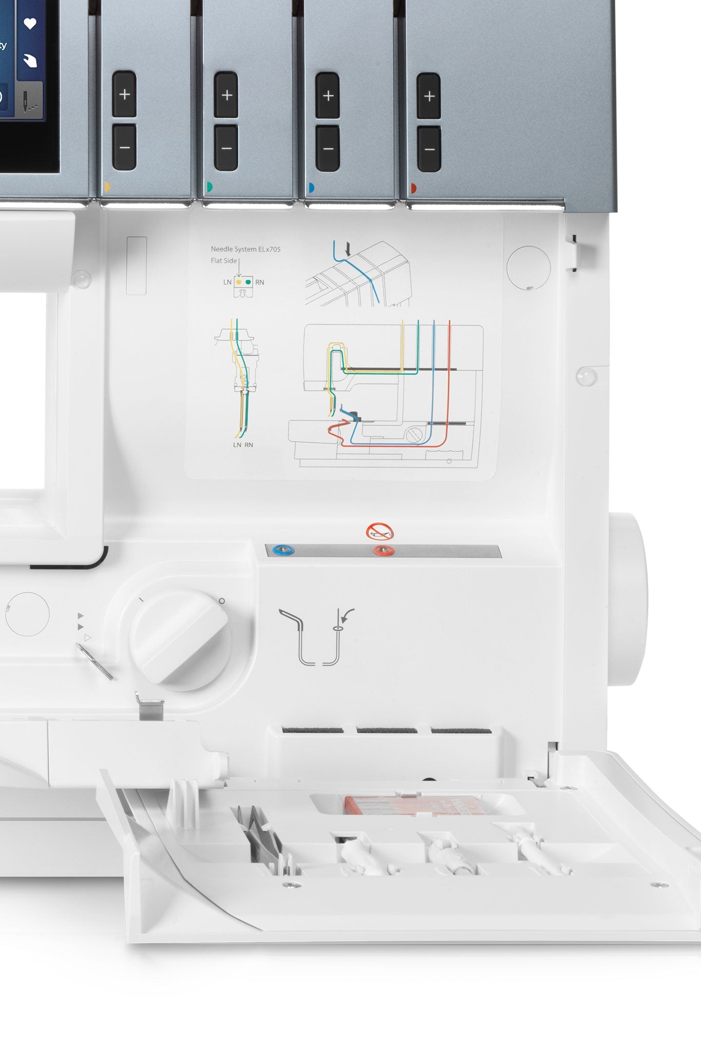 BERNINA L 860 Overlock Lufteinfädlung
