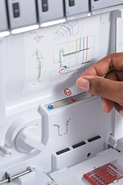 BERNINA L 860 Overlock Lufteinfädlung
