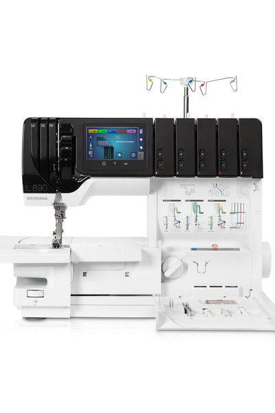 BERNINA L 890 Overlock/Coverstitch-Combo offen