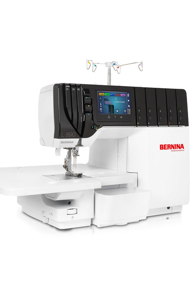 BERNINA L 890 Overlock/Coverstitch-Combo Anschiebetisch