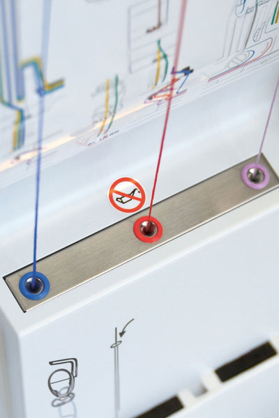 BERNINA L 890 Overlock/Coverstitch-Combo Lufteinfädlung