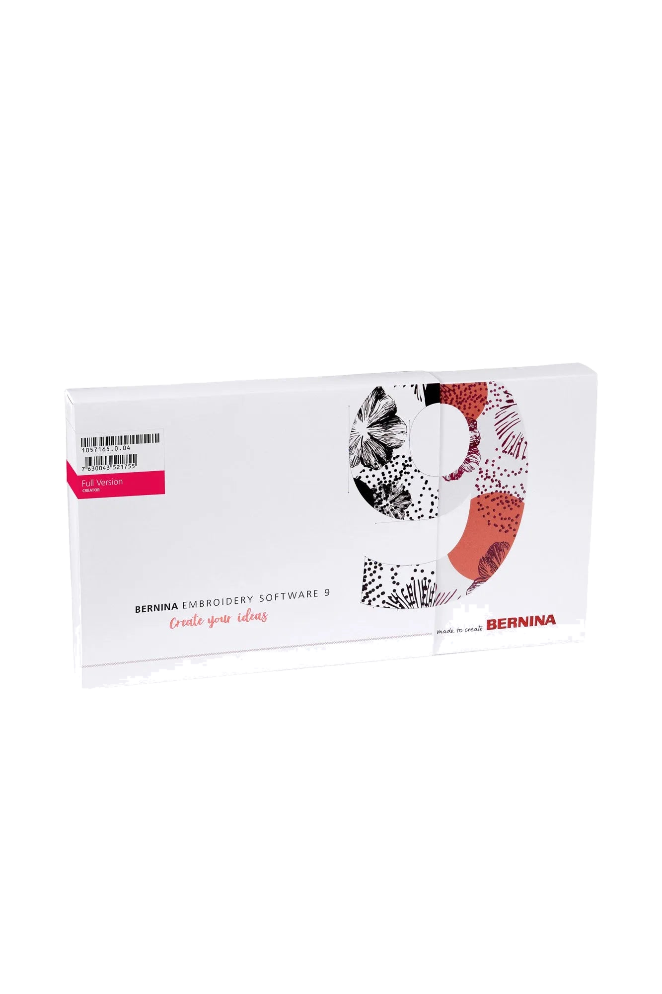 BERNINA V9 Creator Sticksoftware embroidery software in product view