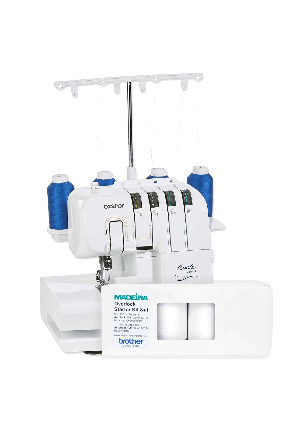 Brother 2104D Overlock, surjeteuse en vue produit