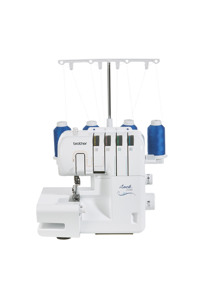 Brother 2104D Overlockmaschine in gerader Frontansicht