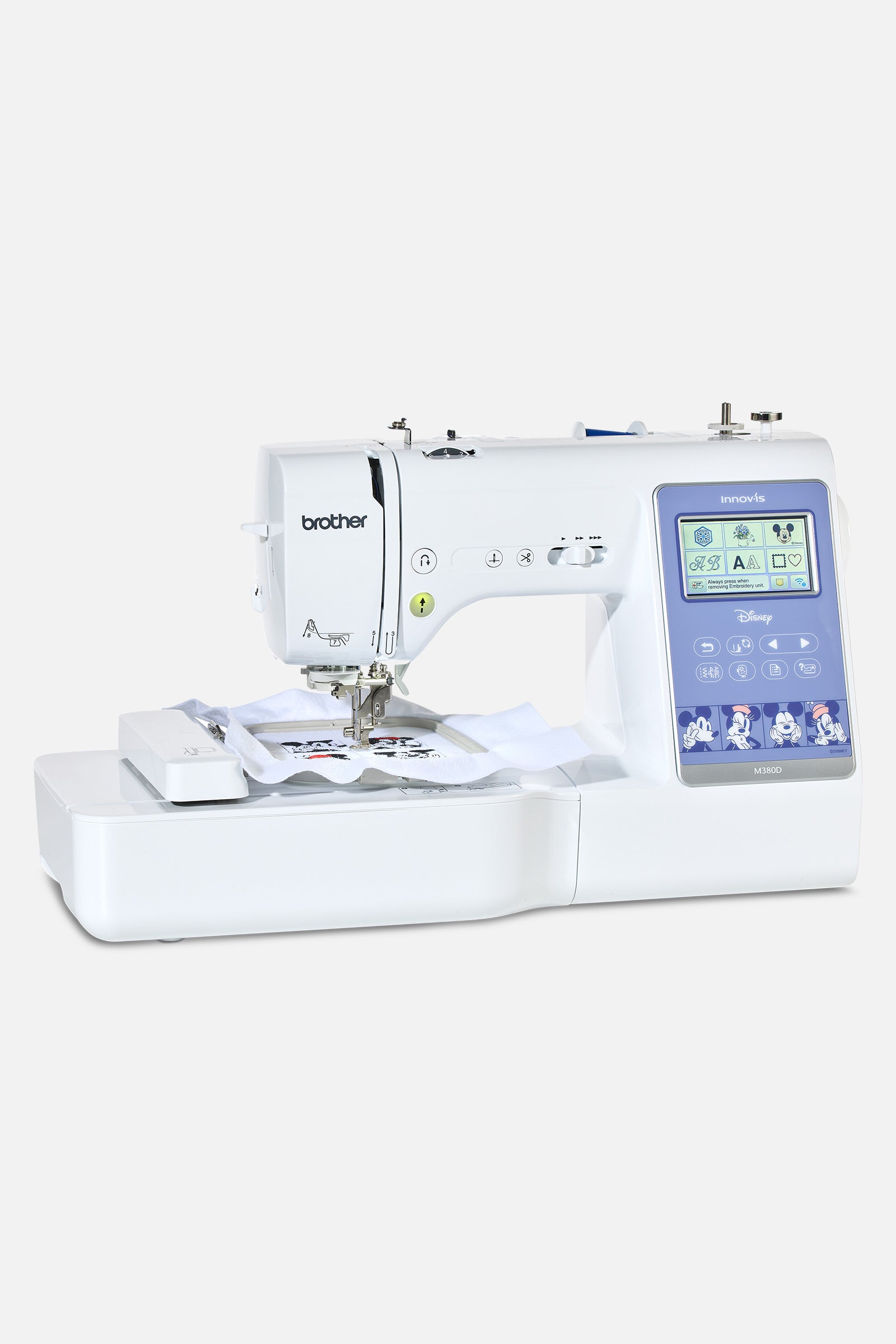 Brother Innov-is M380D Stickmaschine gedreht