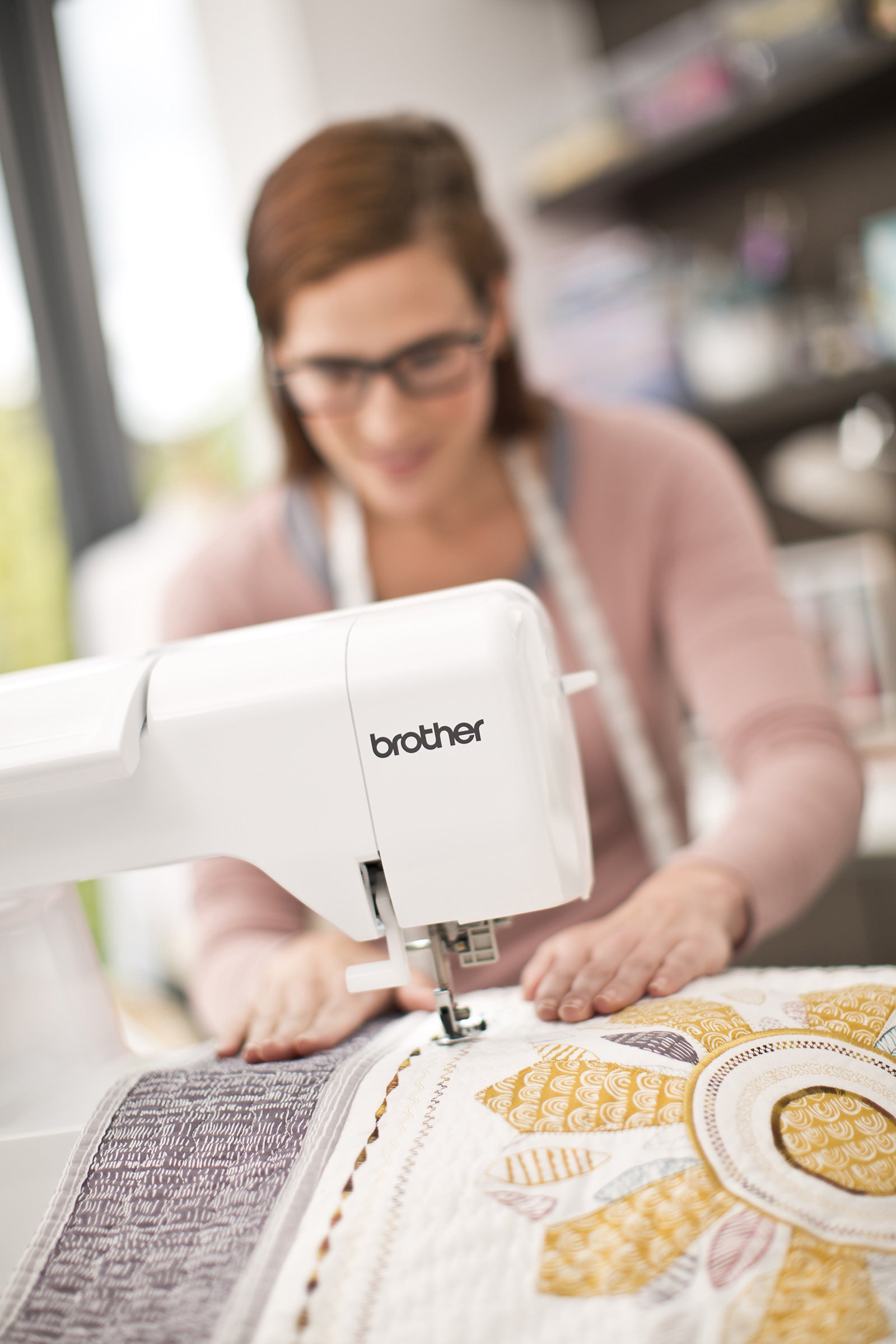 Brother Innov-is NV1100 - Rückseite Quiltdecke