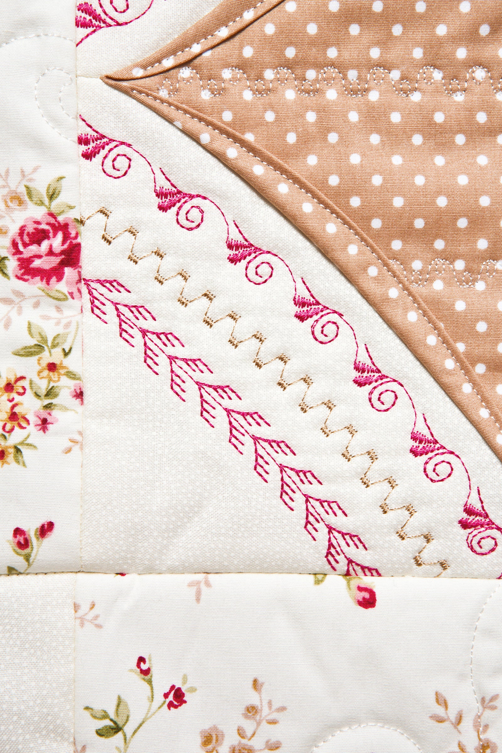 Brother Innov-is NV1800Q - Quiltprojekt Details mit Zierstichen