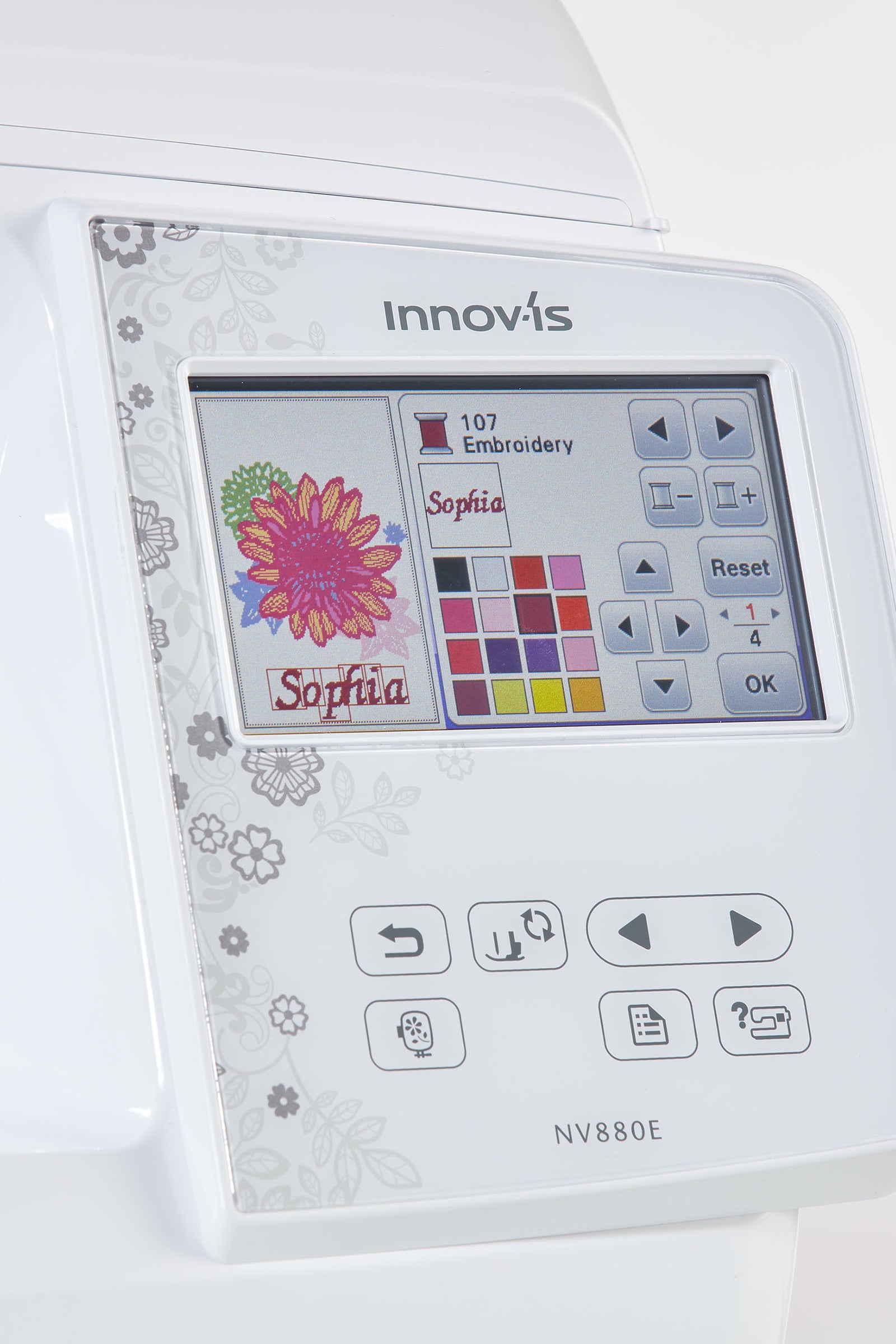 Brother Innov-is NV880E Stickdateien kombinieren
