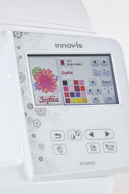 Brother Innov-is NV880E Stickdateien kombinieren