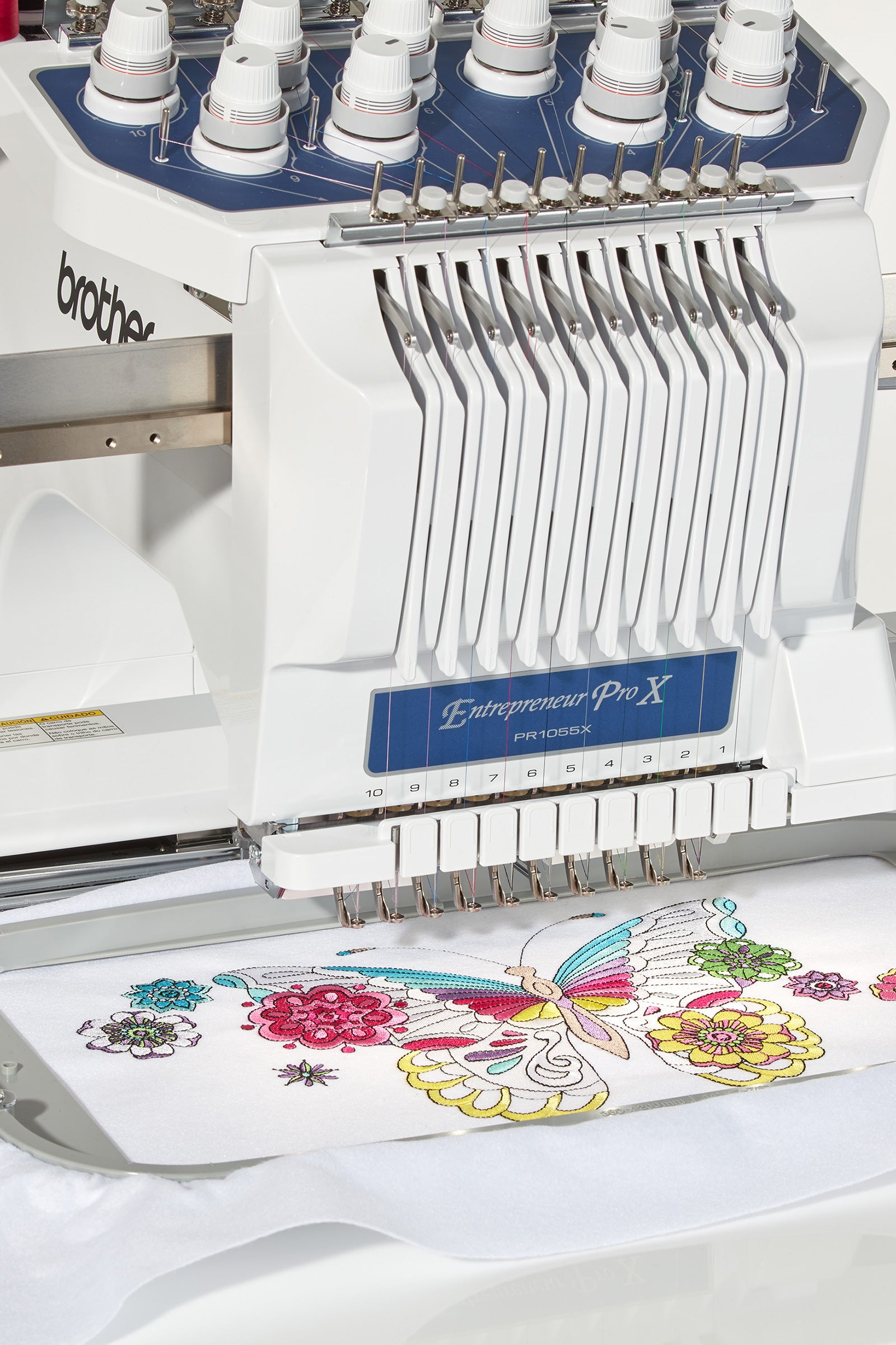 Brother PR1055X - Detailansicht Garnführung