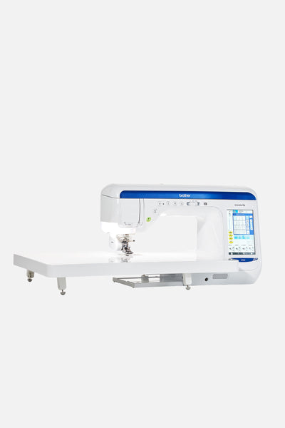 Brother Innov-is VQ4 - Seitenansicht links mit Anschiebetisch