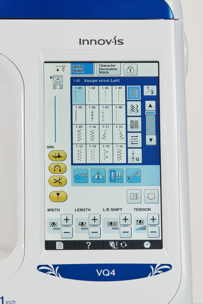 Brother Innov-is VQ4 - Detailansicht Farbdisplay (7 Zoll)