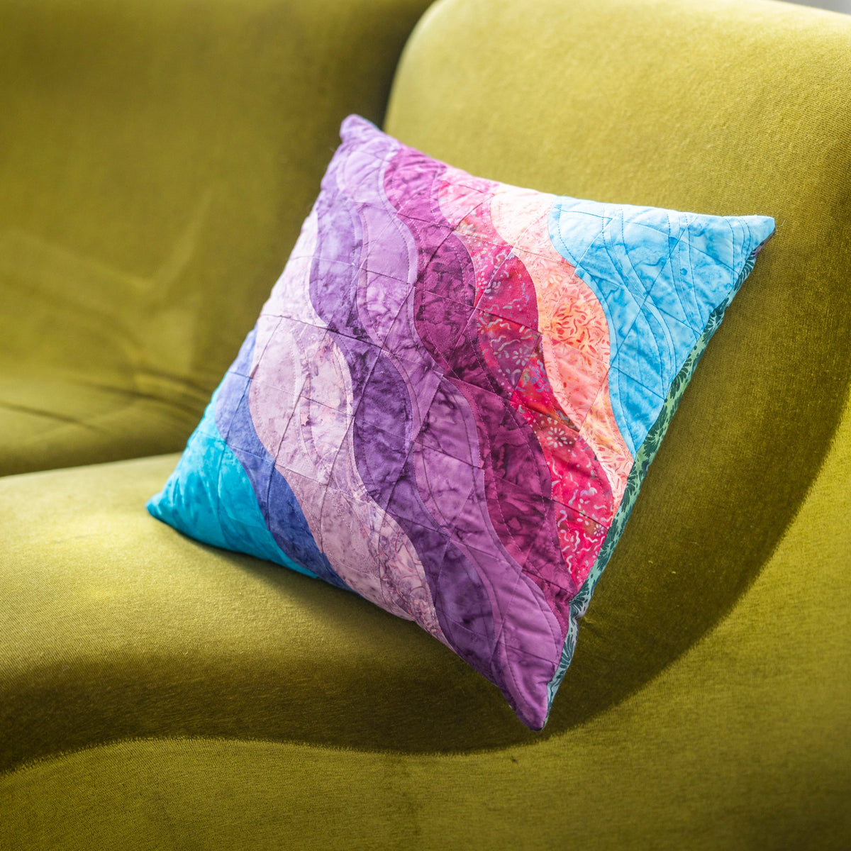 Coussin textile coloré comme inspiration de projet créatif pour la Brother BX1E